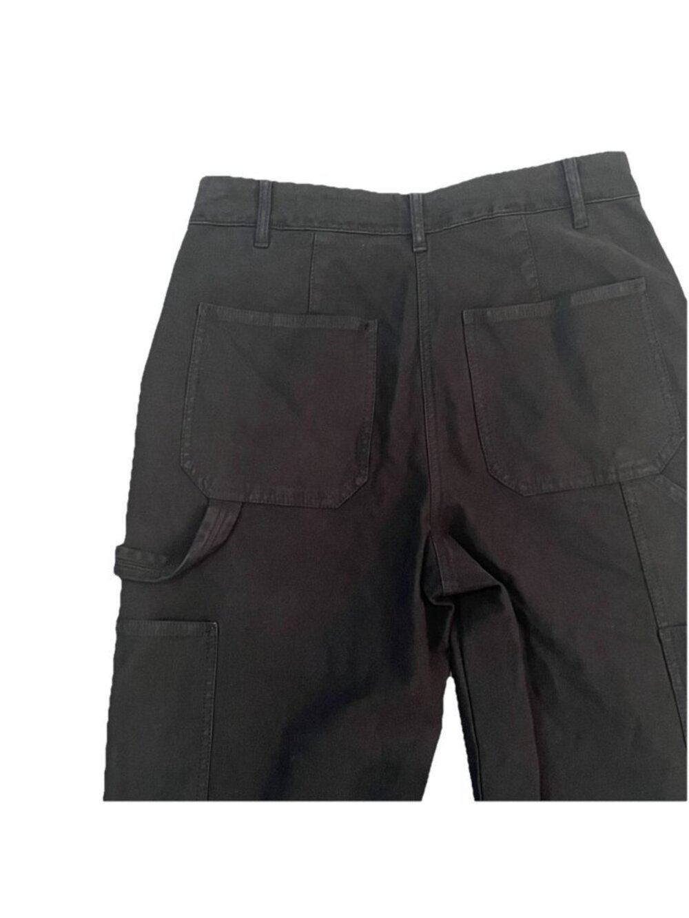 Wilfred Free Women’s Black Cargo Pants Regular Fit Straight Leg Size 4 Utility - Picture 5 of 9
